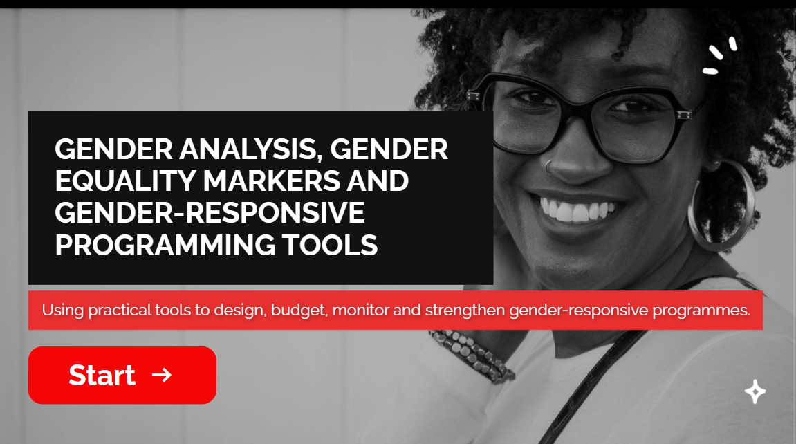 Gender(4): Gender Analysis, Equality Markers and Responsive Programming Tools
